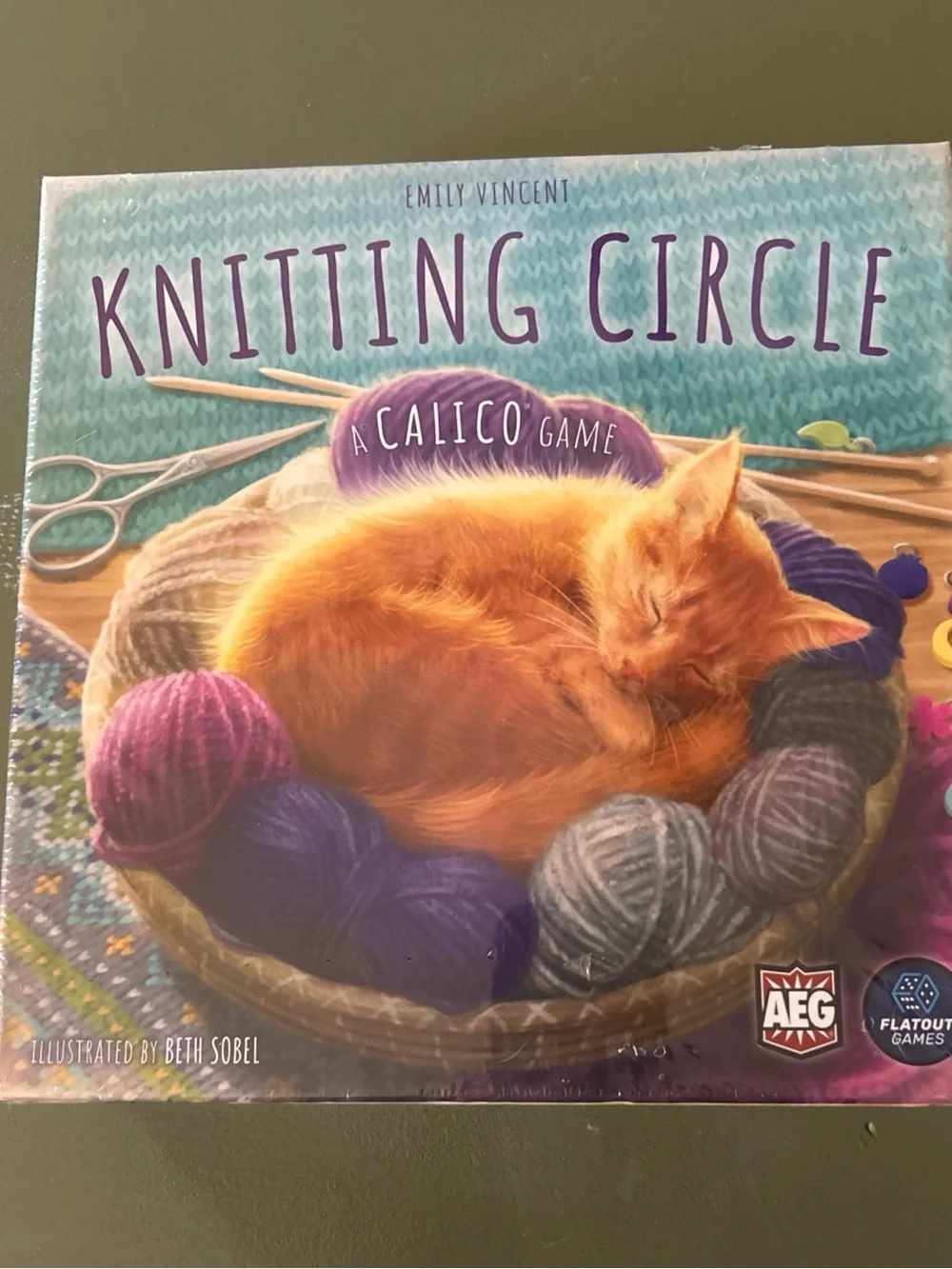 Knitting Circle: A Calico Game Board Game 1-4 Players New Sealed